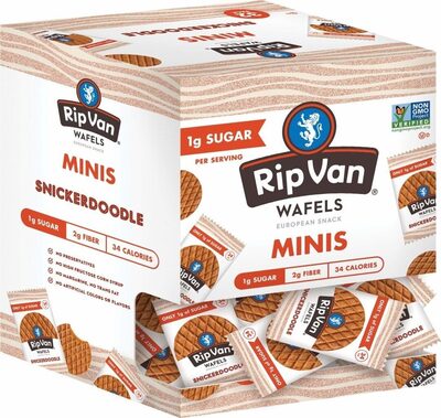 Snickerdoodle Wafels Minis European Snack, Snickerdoodle