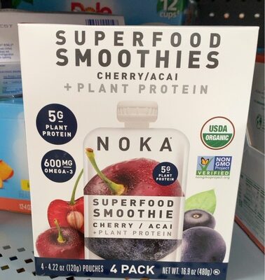 Cherry Acai Superfood Smoothie, Cherry Acai