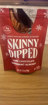 Dark Chocolate Peppermint Almonds, Dark Chocolate Peppermint