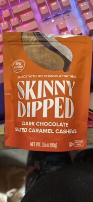 Dark Chocolate Salted Caramel Cashews, Dark Chocolate Salted Caramel