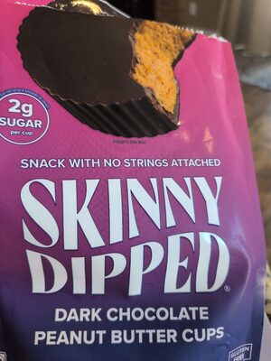 Dark Chocolate Peanut Butter Cups, Dark Chocolate; Peanut Butter