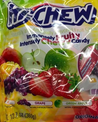 Original Mix Fruit Chews, Mango, Grape, Green Apple, Strawberry