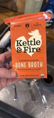 Turmeric Ginger Bone Broth, Turmeric Ginger