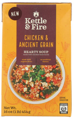 Chicken & Ancient Grain Hearty Soup, Chicken & Ancient Grain