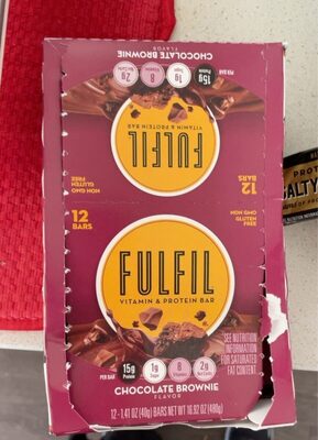 Chocolate Brownie Flavor Vitamin & Protein Bars, Chocolate Brownie