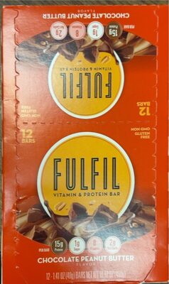 Chocolate Peanut Butter Flavor Vitamin & Protein Bars, Chocolate Peanut Butter