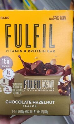 Chocolate Hazelnut Vitamin & Protein Bars, Chocolate Hazelnut