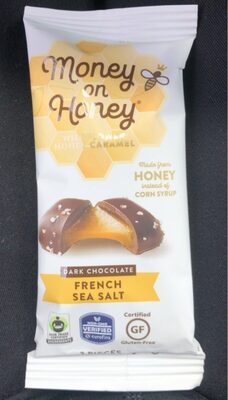 Dark Chocolate French Sea Salt Wildflower Honey Caramel, Dark Chocolate French Sea Salt