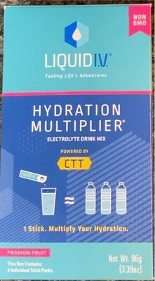 Passion Fruit Flavor Hydration Multiplier Electrolyte Drink Mix, Passion Fruit