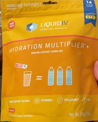 Tangerine Hydration Multiplier + Immune Support Drink Mix, Tangerine