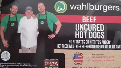 Beef Uncured Hot Dogs, Beef