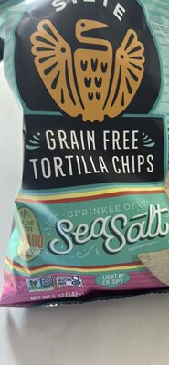 Sea Salt Grain Free Tortilla Chips, Sea Salt