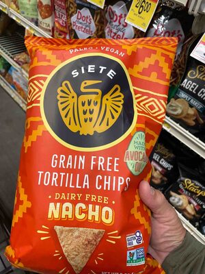 Nacho Grain Free Tortilla Chips, Nacho