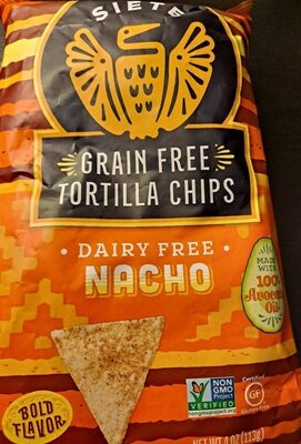 Nacho Grain Free Tortilla Chips, Nacho
