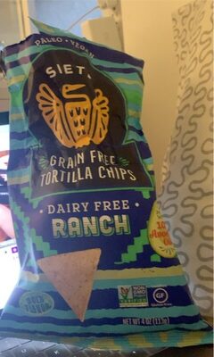 Ranch Grain Free Tortilla Chips, Ranch