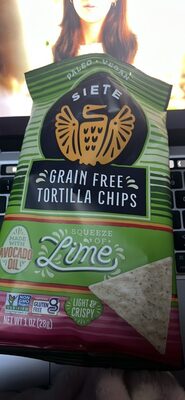 Soueeze Of Lime Grain Free Tortilla Chips, Squeeze Of Lime