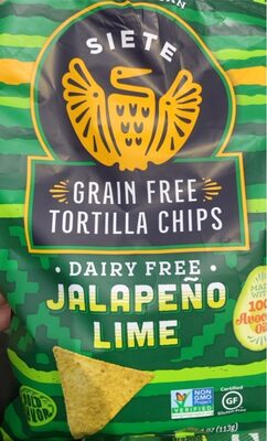 Jalapeno Lime Grain Free Tortilla Chips, Jalapeno Lime