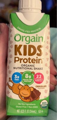 Chocolate Organic Protein Nutritional Shake, Chocolate