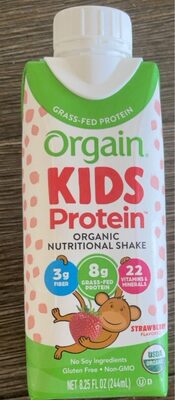 Organic Strawberry Nutritional Shake, Strawberry