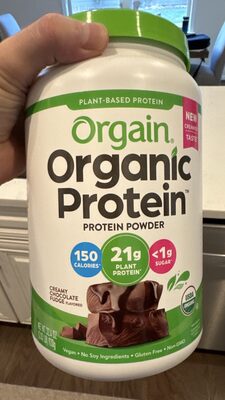 Organic Protein Powder, Creamy Chocolate Fudge, Creamy Chocolate Fudge