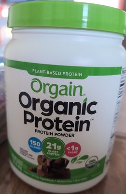 Organic Plant-Based Protein 21G, Sugar 0G, Prebiotic + Fiber 6G Protein Powder, Creamy Chocolate Fudge, Creamy Chocolate Fudge