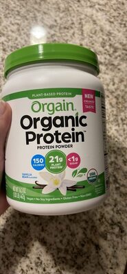 Organic Protein Powder, Vanilla Bean, Vanilla Bean
