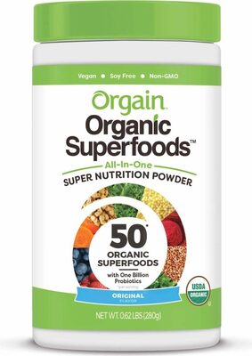 Organic 50 Superfoods + Probiotics Super Nutrition Powder, Original, Original