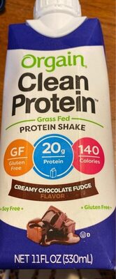 Creamy Chocolate Fudge Flavor Grass Fed Protein Shake, Creamy Chocolate Fudge
