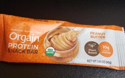 Peanut Butter Flavor Protein Snack Bar, Peanut Butter