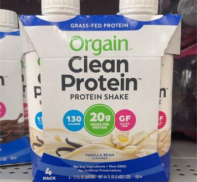 Clean Protein 20 G Shake, Vanilla Bean, Vanilla Bean