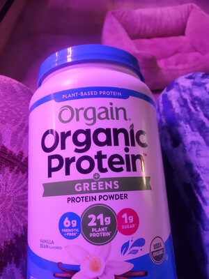 Organic Protein + Greens Protein Powder, Vanilla Bean, Vanilla Bean