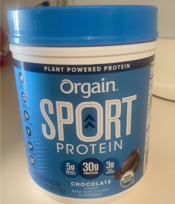 Chocolate Flavor With Tart Cherry & Turmeric Protein Powder, Chocolate