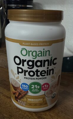 Organic Protein 21 G Powder, Horchata, Horchata