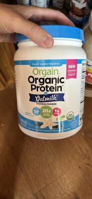 Organic Protein 20G + Oatmilk Protein Powder, Vanilla Bean, Vanilla Bean