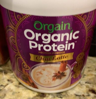 Organic Plant Protein 21G Powder, Chai Latte, Chai Latte