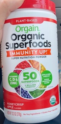 Honey Crisp Apple Flavor Immunity Up! Super Nutrition Powder, Honey Crisp Apple