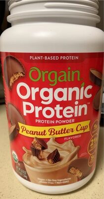 Organic Protein Powder, Peanut Butter Cup, Peanut Butter Cup