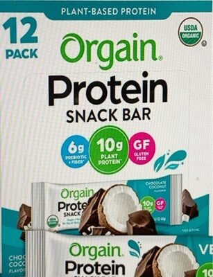 Plant Protein 10 G Snack Bars, Chocolate Coconut, Chocolate Coconut