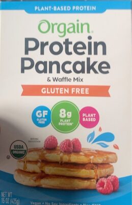 Gluten Free Plant-Based Protein 8 G Pancake & Waffle Mix