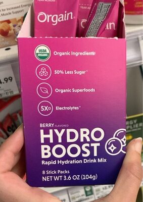Berry Hydro Boost Rapid Hydration Drink Mix, Berry