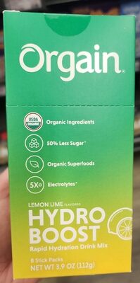 Hydro Boost Rapid Hydration Drink Mix, Lemon Lime, Lemon Lime