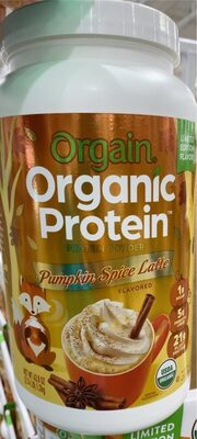 Pumpkin Spice Latte Organic Protein Powder, Pumpkin Spice Latte