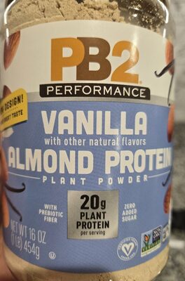 Madagascar Vanilla Almond Protein Plant Powder, Madagascar Vanilla
