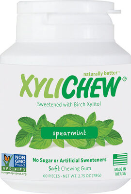 Spearmint Sugar Free Xylitol Gum, Spearmint