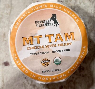 Mt Tam Organic Cow's Milk Cheese, Mt Tam