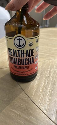 Kombucha Bubbly Probiotic Tea, Pink Lady Apple