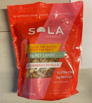 Strawberry Vanilla Flavored Granola, Strawberry Vanilla
