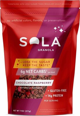 Chocolate Raspberry Flavored Granola, Chocolate Raspberry