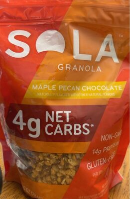 Maple Pecan Chocolate Flavored Granola, Mapla Pecan Chocolate