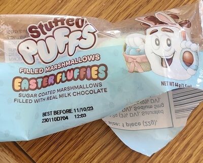 Easter Fluffies Sugar Coated Marshmallows Filled With Real Milk Chocolate, Easter Fluffies